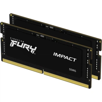 Модуль пам'яті Kingston Fury DDR5 32GB (2x16) Kingston Impact SODIMM 6000MHz FURY XMP (KF560S38IBK2-32)