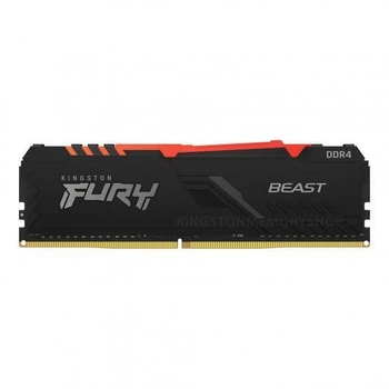 Модуль памяти Kingston Fury DDR4 16GB 3200Mhz Beast RGB Black XMP (KF432C16BB12A/16WP)