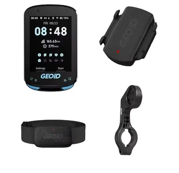 Велокомп'ютер GEOID CC600: GPS навігація, колірний екран, WiFi, Bluetooth, ANT+, IPX7, Premium