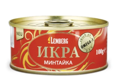 Ікра мінтайка Lemberg 100 г