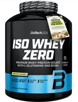 Протеин BioTech Iso Whey Zero 1.8 кг Банан