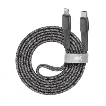 Дата кабель USB-C to Lightning 1.2m 3А grey USB2.0 RivaCase (PS6107 GR12) (322056)