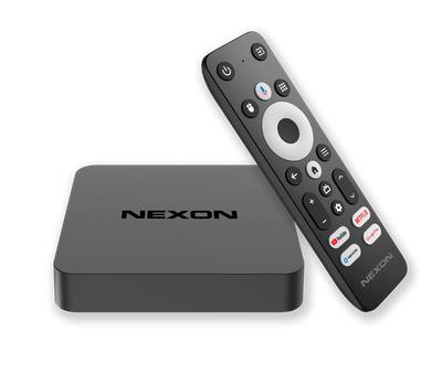 Смарт ТВ приставка NEXON X4 TV 2/16 ГБ, Android TV 12, 4 ядра
