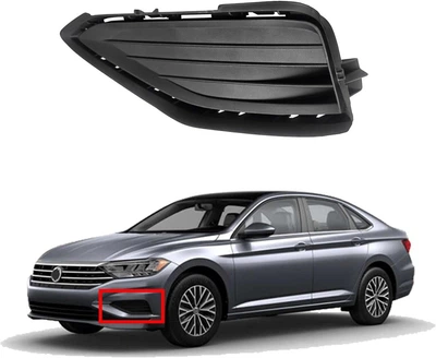 Решітка переднього бампера ліва VW Jetta 7 18- (FPS) без отвора