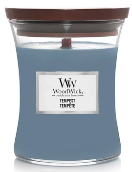 Свеча с морской солью и жемчужинами Woodwick Medium Tempest 275 г