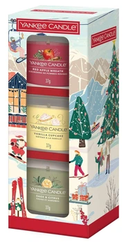 Подарочный набор из 3 свечей Holiday Party Yankee Candle