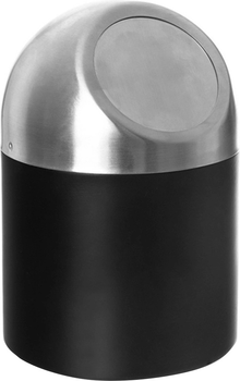 Kosz na śmieci Orion stalowy 1.2 l Czarny (8592381212186)