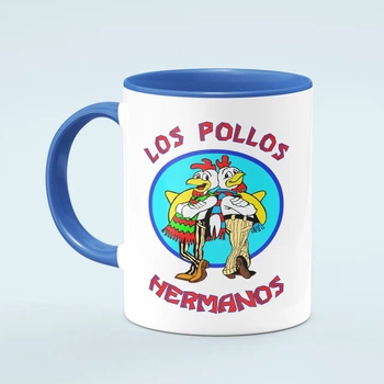 Чашка Los Pollos Hermanos 330 мл Синяя
