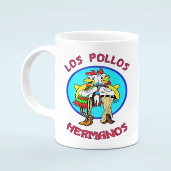 Чашка Los Pollos Hermanos 330 мл Белая