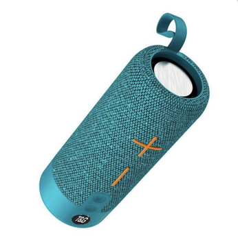 Акумуляторна колонка Bluetooth - динамік блютуз T&G 10W з FM радіо (USB/TF/AUX) Бірюзова