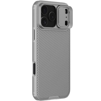 Карбоновая накладка Nillkin CamShield Pro для iPhone 17 Pro Titanium gray