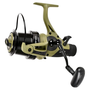 Катушка для рыбалки Magnum Carp 8000 безынерционная Зеленый Черный карповый бейтранер 5+1 подшипников (SF24345-8)