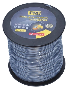 Леска косильная круг d3 мм 5 LB (260 м) с кордом, арт. les262