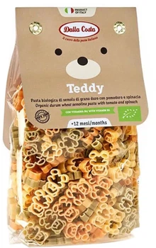 Макароны для детей DALLA COSTA Bio Baby Teddy tricolor 200 г (8016419001844)