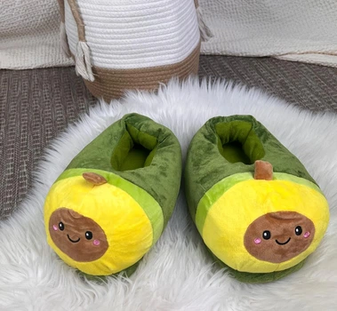 Тапочки Кігурумі іграшки Kigurumi Авокадо домашні плюшеві Чоловічі Зелений 36-43 (М753088)