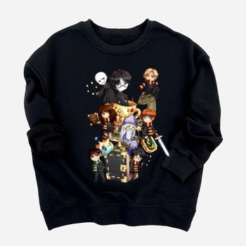 Детский свитшот Спиногрыз Harry Potter мультяшний №10-00226 134 см Черный (ROZ6501045167)