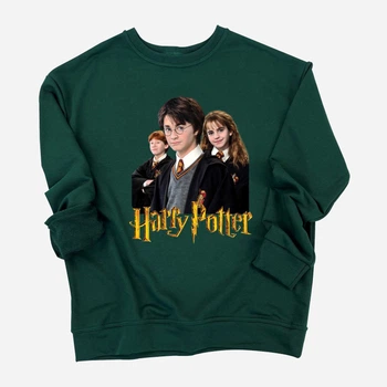 Подростковый свитшот Спиногрыз Harry Potter 3 героя №10-00221 152 см Зеленый (ROZ6501045165)