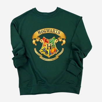 Детский свитшот Спиногрыз Harry Potter Hogwarts №10-00216 134 см Зеленый (ROZ6501045195)