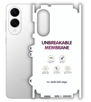 Защитная пленка DK для Samsung Galaxy S25 Edge (S937) | AG Matte Unbreakable Membrane HydroGel 360° (clear)