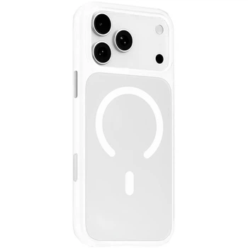TPU+PC чохол Blueo Skin Friendly Frosted with MagSafe для Apple iPhone 17 Pro Max (6.9") Білий