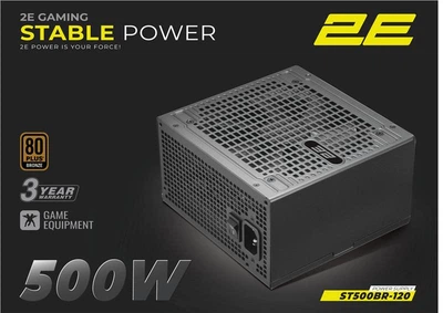 Блок питания 500W 2E Gaming Stable Power (2E-ST500BR-120)