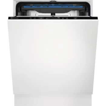 Посудомоечная машина Electrolux EEM48221L встраиваемая, 14компл., Е, 60см, дисплей, инвертор, 3я корзина, ComfortLift, черный