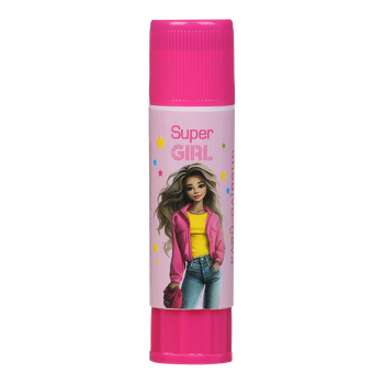 Клей-карандаш Super Girl, 9гр, PVP, 24шт