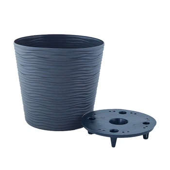 Горшок Алеана Фьюжн низкий 115090 30*28,5 см гранит