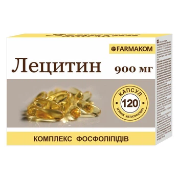 Лецитин FARMAKOM 120 капс./уп. 1,4 г (4820025749922)