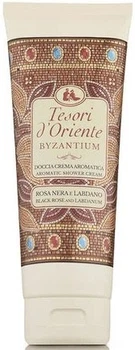 Парфюмированный крем-гель для душа Tesori d'Oriente Byzantium черная роза и лабданум, 250 мл