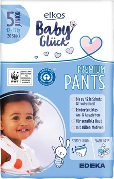 Подгузники-трусики Elkos Baby gluck (Babysoft) Германия 5 (12-17кг) 20шт