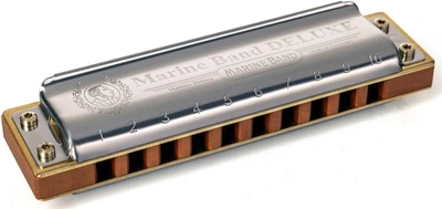 Губная гармошка Hohner Marine Band Deluxe M200510P A-major