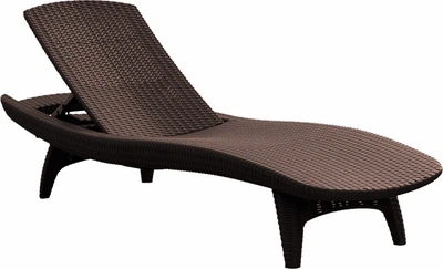 Шезлонг пластиковый Keter Pacific, коричневый