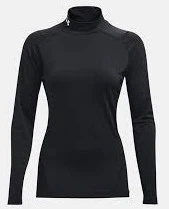 Лонгслів UA HG Armour Comp Mock LS чорний Чол 1369606-001 LG