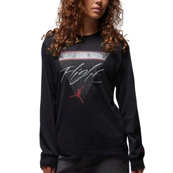 Лонгслів жиночий AIR JORDAN T-SHIRT BLACK FD7205-010 XS