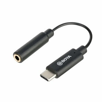 Переходник для микрофона Jack 3.5 на USB Type-C Boya BY-K4