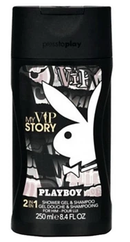 Гель для душа и шампунь для мужчин 2в1 Playboy My VIP Story 250 мл.