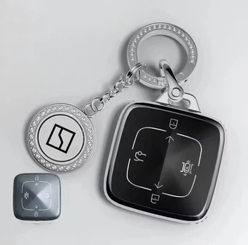 Чохол на ключ з лого для автомобіля Zeekr 001/009/X/7X Black