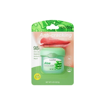 Бальзам вазелин для губ Sadoer Vaseline Moisturize Lip Balm, 7г Алое