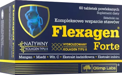 Вітаміни та мінерали для суглобів та зв’язок Olimp Flexagen Forte 60 таблеток (5901330039959)