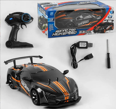 Машинка на радиоуправлении Storm Racing Car High Speed 45см YD 898-MT1802 подсветка колес