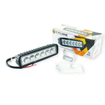 Фара дополнительная LED прямоугольная 150х38х40 (Д, В, Ш) 18W SP дальний CYCLONE
