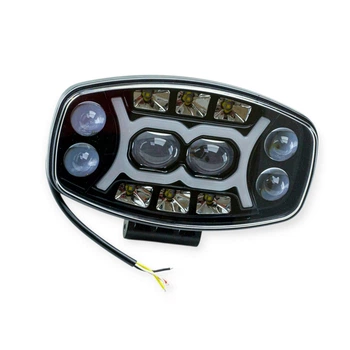 Фара дополнительная LED овал 240х55 (Дм, Ш) + ДХО желтый+белый 4-функц. комбинированный BLASKAR