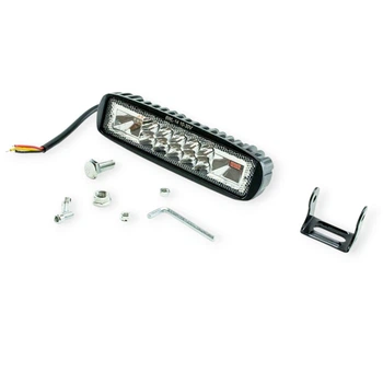 Фара додаткова LED прямокутна 150х44х45 (Д, В, Ш) дальнє світло SPOT+стробоскоп Megalight