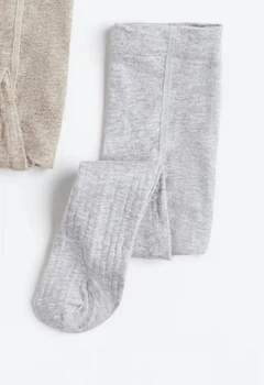 Колготки H&M 1081651П серый меланж 62-68см