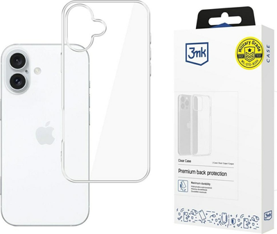 Панель 3MK Clear Case для Apple iPhone 17 Transparent (5903108664318)