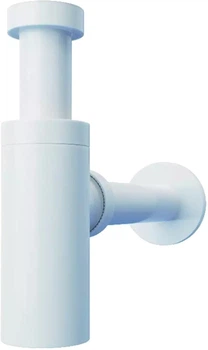 Сифон для раковины Devit DVPL002 колбовый 1 1/4" x 32 мм белый