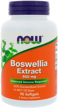 Naturalny ekstrakt Now Boswellia Extract 500 mg 90 kapsułek (733739049360)