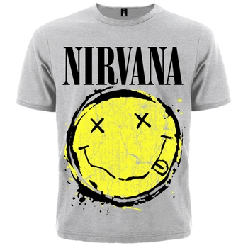 Футболка Rockway Nirvana (smile (меланж)) Серый (00000001761), Размер XXL