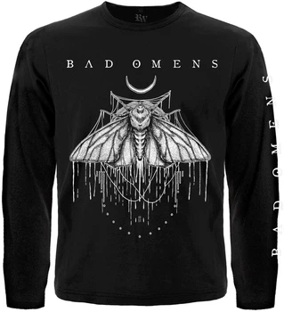 Футболка з довгим рукавом Rockway Bad Omens "Moth" Чорний , Розмір L